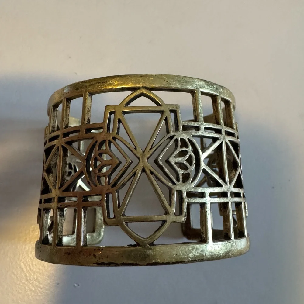 LUCKY BRAND Geometric Gold Cuff Bracelet